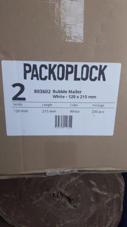 Packoplock Bubbelkuvert 120x215 mm bild 2