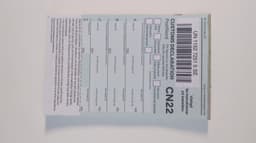 PostNord tullformulär CN22 bild 2