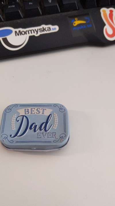 Best Dad Ever plåtask - 50 kr