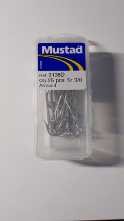 Mustad Fiskekrokar 3138D 25 st bild 2